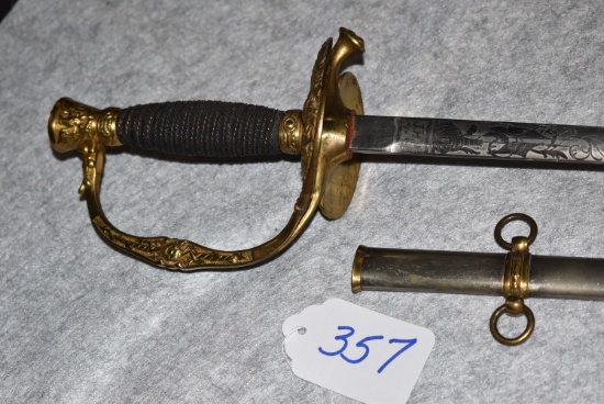 M1860 Staff and Field Officer's sword and scabbard