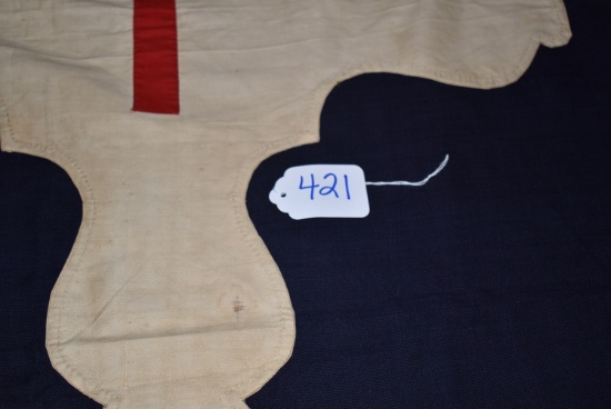 Cotton reproduction of the Federal 1st Corps headquarters flag