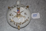 Ceramic G.A.R. souvenir canteen