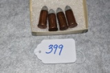 Four (4) .52 caliber Spencer Rifle or Carbine cartridges