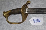 M1850 Foot Officer's sword and scabbard