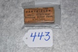 Box of 6 (six) .44 caliber revolver cartridges