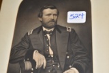 Engraving of General Grant in chair