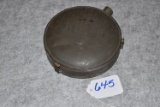 Confederate tin drum type canteen