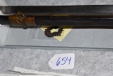 Confederate field and staff officer's sword and leather scabbard