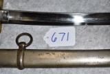 M1860 Cavalry saber and scabbard