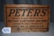 Peter – 16ga. Loaded Shells Wooden Ammo Crate – Excellent Color – Label on 4 Sides