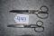 Pair of Winchester Straight Scissors – 1st is No. 9025 7 ½” Long – 2nd is 7” Long – Both w/Good Mark