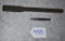 Grouping of 2 Winchester Tools – 1st is No. 4599 Ripping Chisel, 10 ½” Long – 2nd is 3 ½” Long Prick