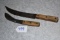 Pair of Winchester Knives – 1st is 10” Skinning Knife – 2nd is No. 1067 15 ¼” Steak Knife