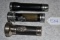 Grouping of 3 Winchester Flashlights – All 3 Are Different Variations & Are 2-Cell