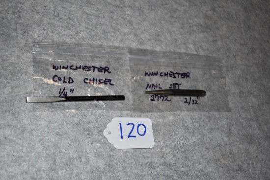 Winchester – No. 2772 Nail Set & Winchester 5” Cold Chisel – Selling the Pair Together