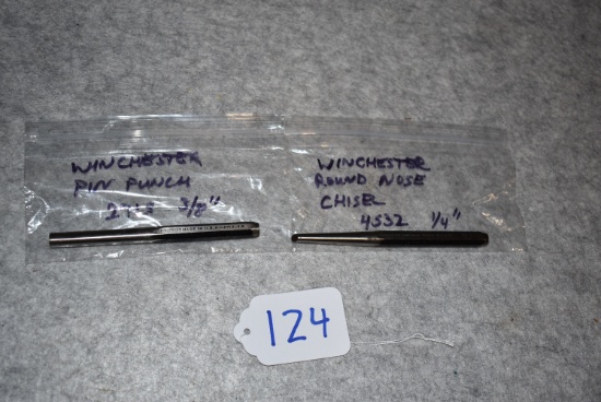 Winchester – No. 4532 ¼” Round Nose Chisel & No. 2715 3/8” Pin Punch