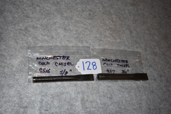 Pair of Winchester Cold Chisels – No. 4516 5/8” & No. 4517 ¾”