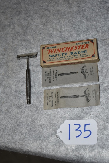 Winchester – Safety Razor in Original Box – w/2 Instruction Booklets – Box is Very Nice