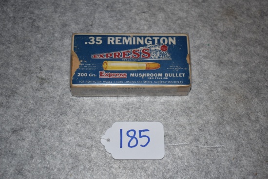 Remington/UMC – Express – Very Rare .35 Remington 200 Grs Express Mushroom Bullet, Non-Fouling, For