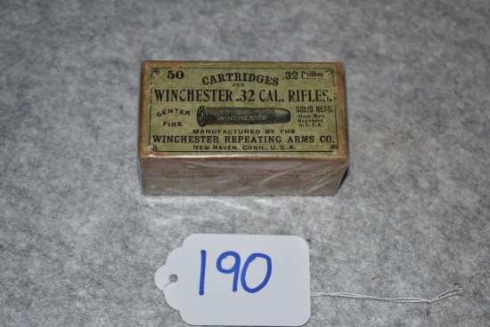 Winchester Repeating Arms Co. – .32 Winchester Cal. Center Fire Cartridges for the Model 1873 Rifle