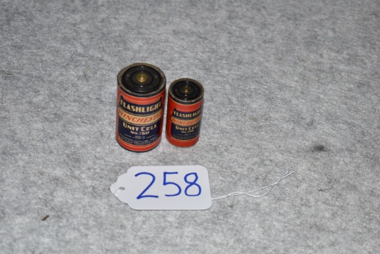 Pair of Winchester Batteries – 1st is No. 1511 Unit Cell Flashlight Battery – 2nd is No. 1311 Unit C
