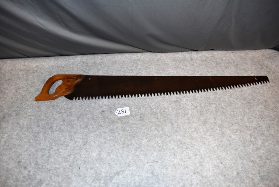 Winchester – No. 3003 36” Champion Tooth One Man Crosscut Saw – w/Very Good Marking