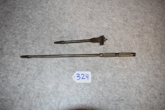 Winchester Expansive Bit & Winchester – No W318 Bit Brace Extension – Both Shank & Adj. Head on the