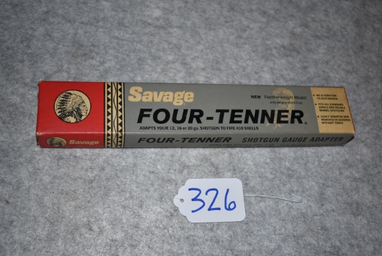 Savage – Mod. 412F Four-Tenner Shotgun Gauge Adapter Featherweight Model – Adapts 20ga. to Fire .410