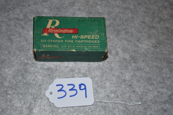 Remington – Hi-Speed 22 Hornet Cal. 45 Grain Soft Point 50ct. Box of Ammo – Index 0222