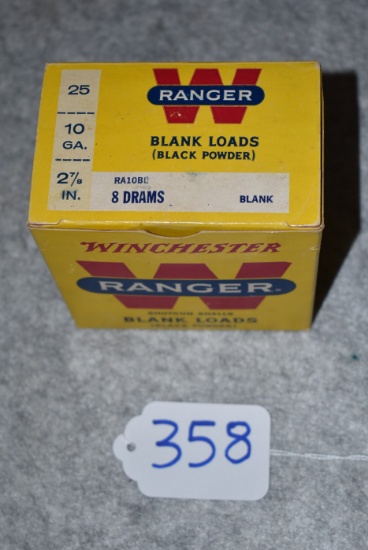 Winchester – Ranger – 10ga. Blank Loads Shotgun Shells – Full Box of 25ct