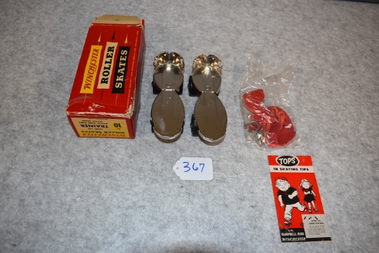 Winchester – No. 10 Laced Toe Trainer Roller Skates w/Noiseless Rubber Wheels – Roller Skates Excell