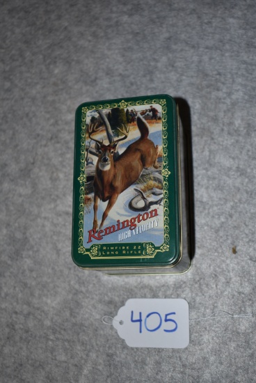 Remington – Picture Gift Tin Featuring Mule & Whitetail Deer – Containing 400 Rounds of 22 High Velo