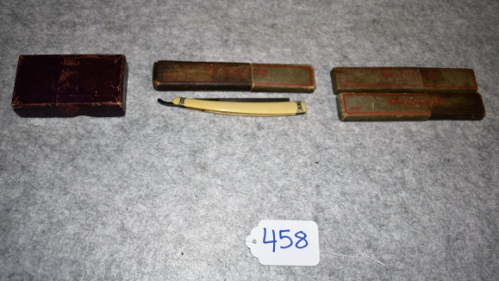 Grouping of 1 Winchester Razor & 3 Empty Winchester Boxes – 1st is No. 8536 Winchester Box w/Clean S