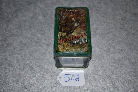 Remington – Gift Tin Featuring “Whitetail Deer” – Containing 250 Rounds of 22 High Velocity LR Cal.