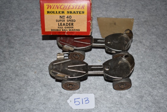 Winchester – No. 40 Super Speed Leader Full Girder Double Ball Bearing Roller Skates – Skate Bodies