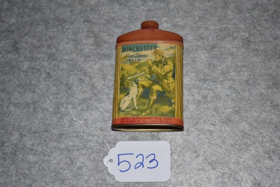 Winchester – After Shave Talc Tin – Marked “Jolind Distributor New York” – Net Weight 3 ½ Oz. – Tin