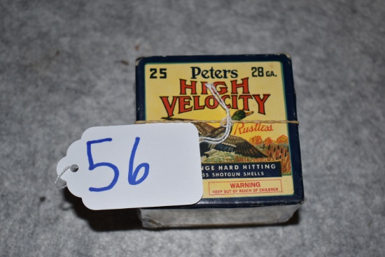 Peters High Velocity 28ga. – 2¾” – 6 Shot – Rustless New Peters Crimp – Full Box – WTOC