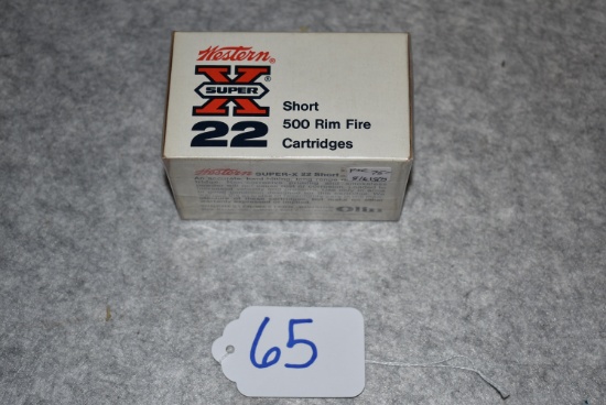 Western (Olin) – Super-X Extra Power 22 Short Cal. Full Brick of 500 Rounds – SX22S – WTOC