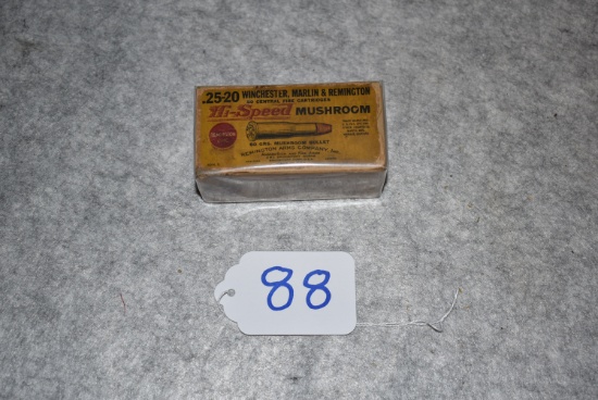 Remington/UMC – Hi-Speed Mushroom – .25-20 Cal. Winchester, Marlin & Remington 60 grs Mushroom Bulle