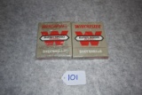 Pair of Winchester Super-Speed Paper Shotshells Packs – Both are Full, 10ct. 12ga. 2 ¾” 1 ¼ oz. – On