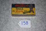 Western – Super-X 250 Savage Cal. 100 Grain 20ct. Box of Ammo – w/Grizzly Bear – Full & Correct – K1