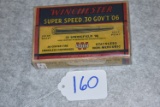 Winchester – Super Speed .30 Springfield ’06 (.30 Gov’t ’06) 180 Gr. Soft Point 20ct. Box of Ammo –