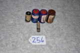 Grouping of 5 Batteries – 1st is Olin-Winchester – No. 73 Super Power 1 ½ Volt Battery – 2nd is Winc