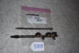 Pair of Winchester Boring Bits – 1st is No. 1224 #24 Boring Bit – 2nd is No. 1203 Boring Bit