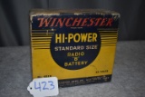 Winchester – No. 6518 Hi-Power Standard Size Radio “B” Battery – 8” Wide x 7” Tall x 3” Wide – WTOC