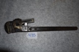 Winchester – 18” Long Cast Pipe Wrench – w/Excellent Markings