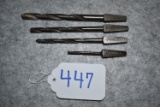 Grouping of Winchester Brace Drill Bits – Nos. 4, 7, 8, & 10 – All w/Good Markings