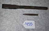 Grouping of 2 Winchester Tools – 1st is No. 4599 Ripping Chisel, 10 ½” Long – 2nd is 3 ½” Long Prick