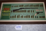 Speer Bullets – 11” Tall by 21” Wide Bullet Display “Commemorating Reloading’s 100th Year 1864-1964”