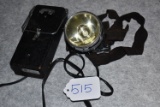 Winchester – Head Lamp w/Tin for 4 “D” Cell Batteries – Battery Box Has Good Interior Winchester Lab