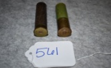 Pair of Winchester Shot Shells – 1st is 12ga. SQ Shot Shell (Produced Between 1884-1889) – Rare! – 2