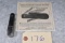 US Small Arms Mfg. – 22 Cal. Pocket Knife/Gun Combo