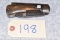 Early Antique Percussion Gun/Knife Combo